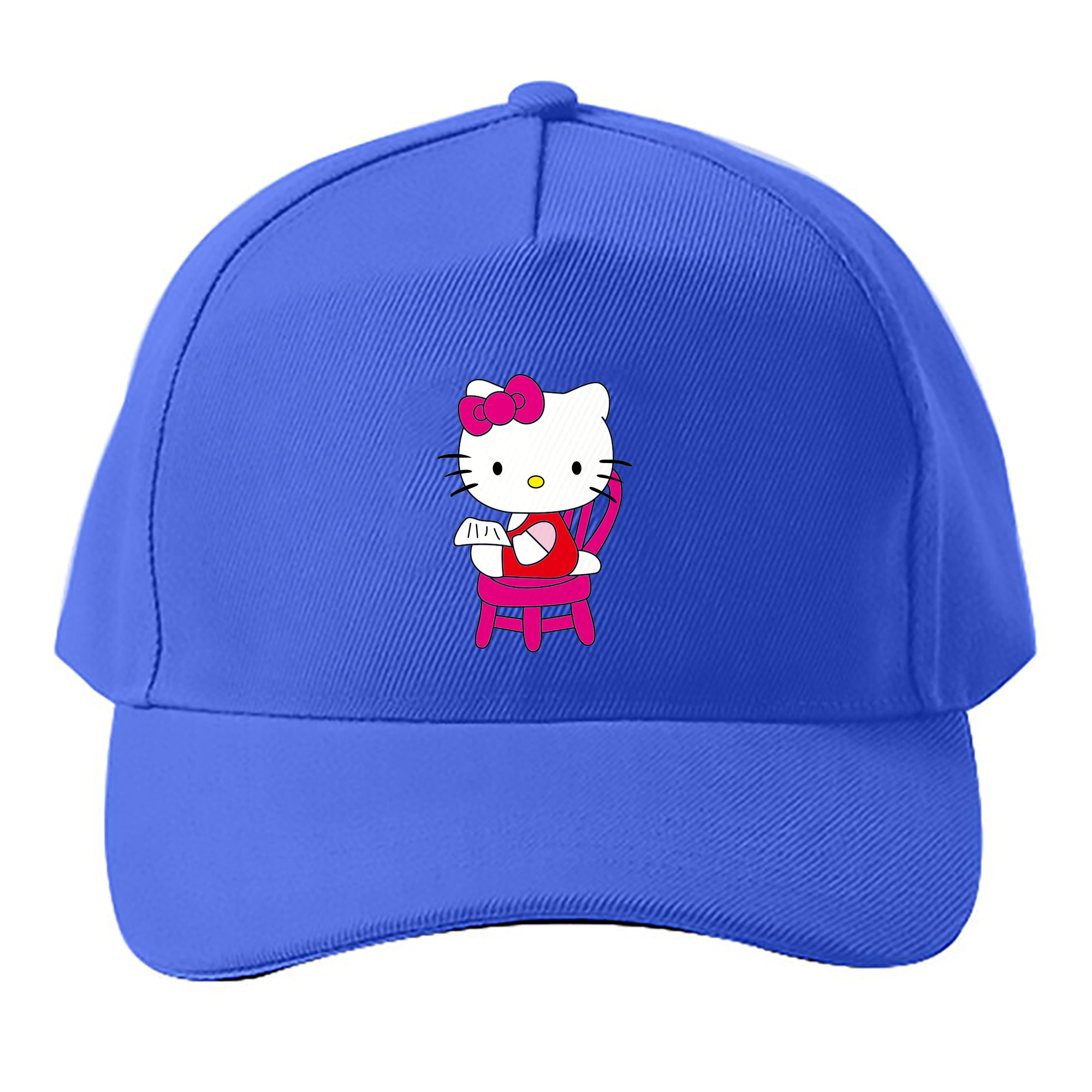 （画像用） Hello Kitty ハローキティ ベースボールキャップ 綿100％ 男女兼用 帽子 スポーツ